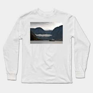 Aurlandsfjord Flam Norwegian Fjord Norway Long Sleeve T-Shirt